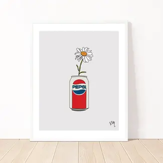 A Lil Too Ironic Print Shop Pepsi Print - 8x10
