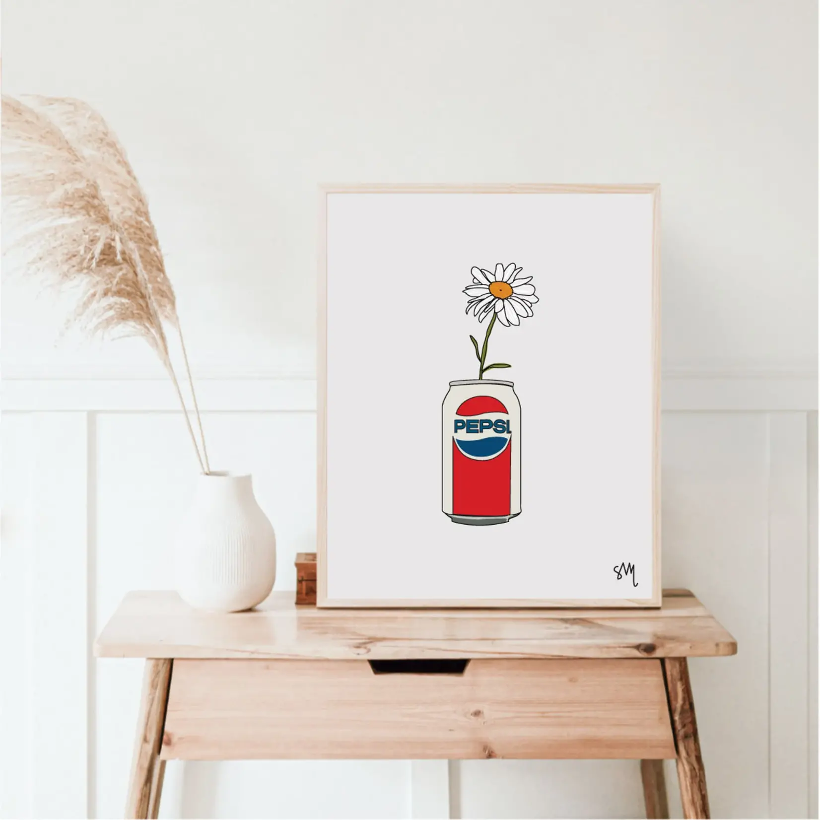A Lil Too Ironic Print Shop Pepsi Print - 8x10