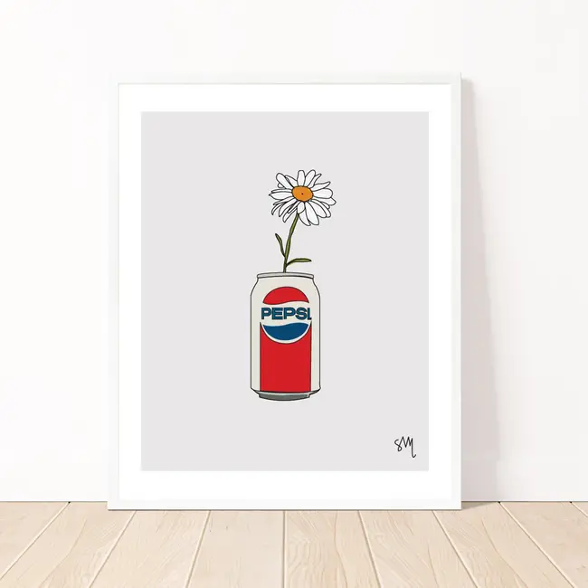 A Lil Too Ironic Print Shop Pepsi Print - 5x7