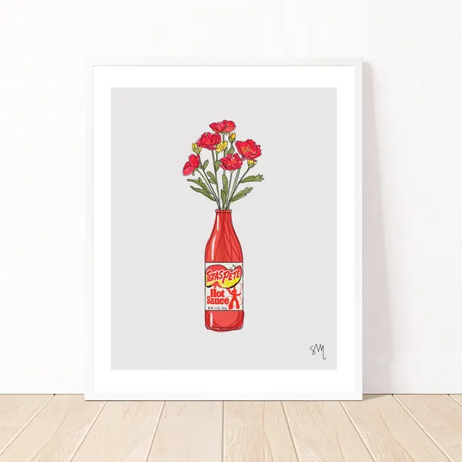 A Lil Too Ironic Print Shop Texas Pete Print - 5x7
