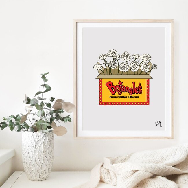 A Lil Too Ironic Print Shop Bojangles Print - 5x7