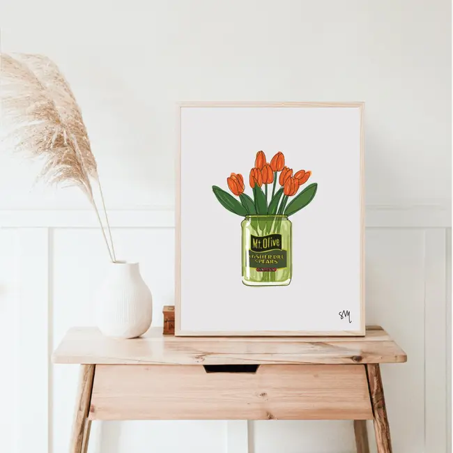 A Lil Too Ironic Print Shop Mt Olive Print - 5x7