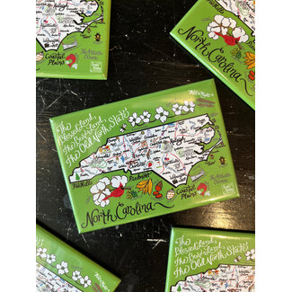 Emily Brooks Designs Emily Brooks NC Map Magnet - Green