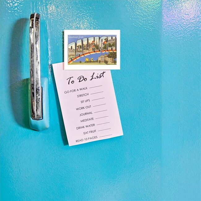 Found Image Magnet - Greetings from Raleigh