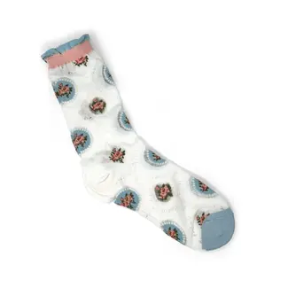 Floral Blanche Socks