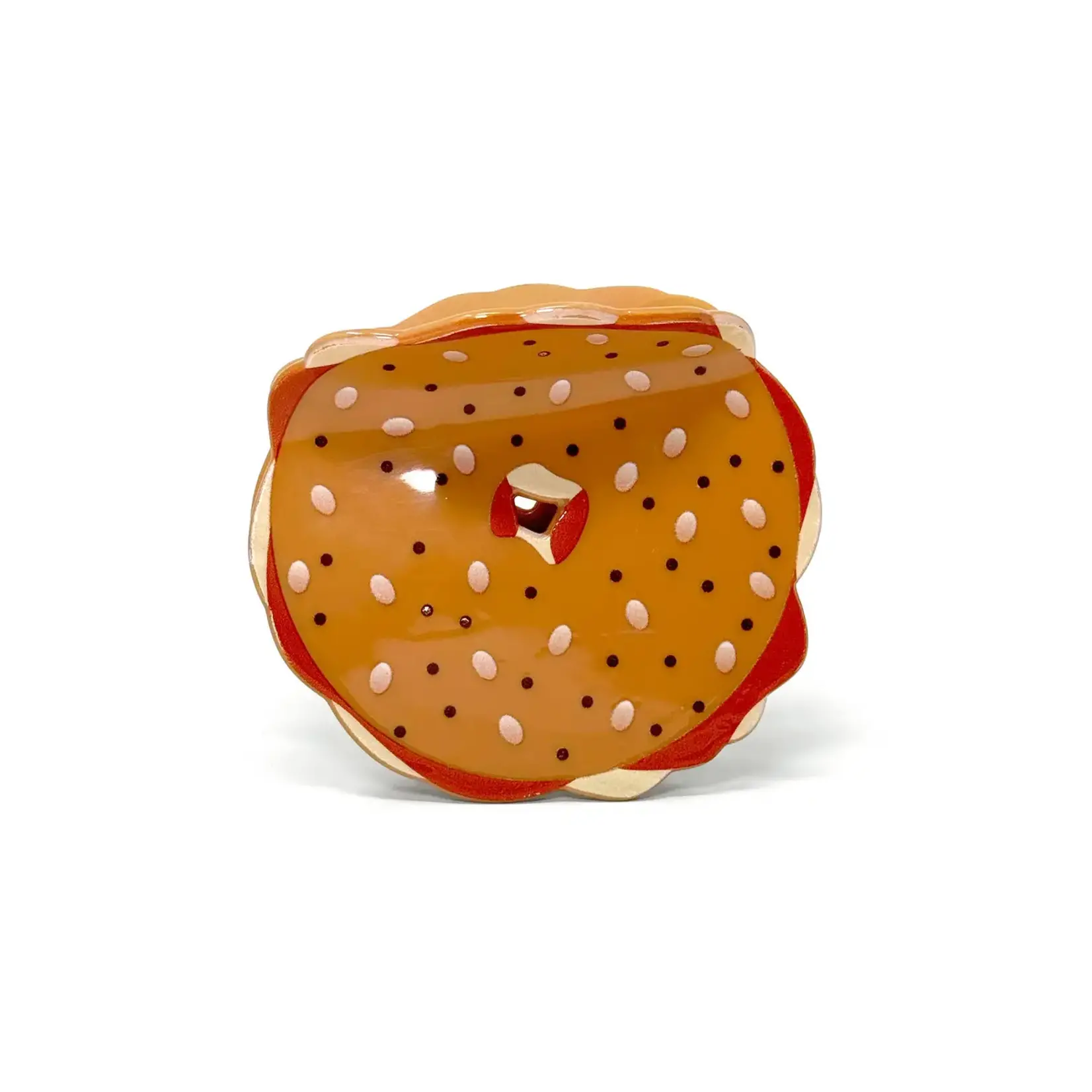 Hair Claw - Bagel and Lox