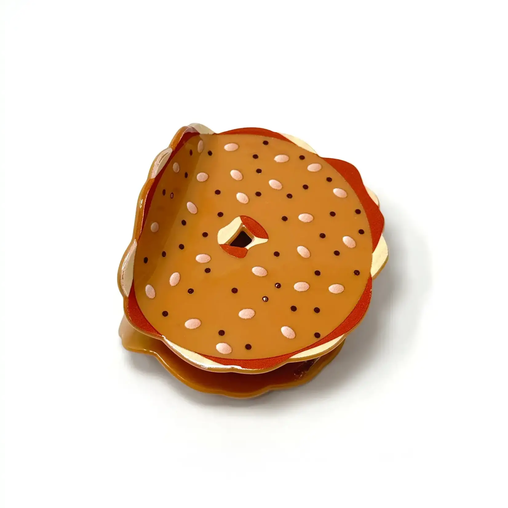 Hair Claw - Bagel and Lox