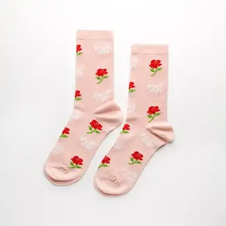 Yellow Owl Women's Socks - F* Off Rose