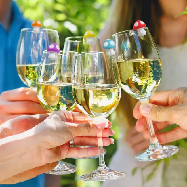 Fred Drink Marker Set (6) - Tiny Toadstools