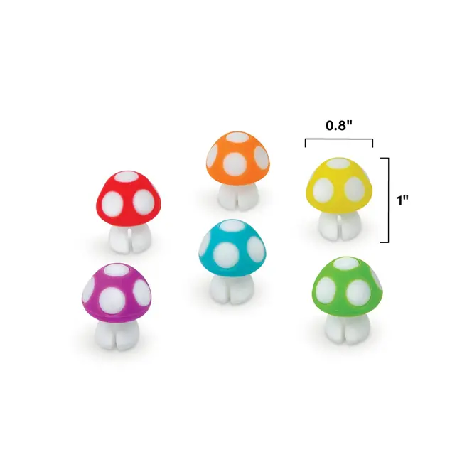 Fred Drink Marker Set (6) - Tiny Toadstools