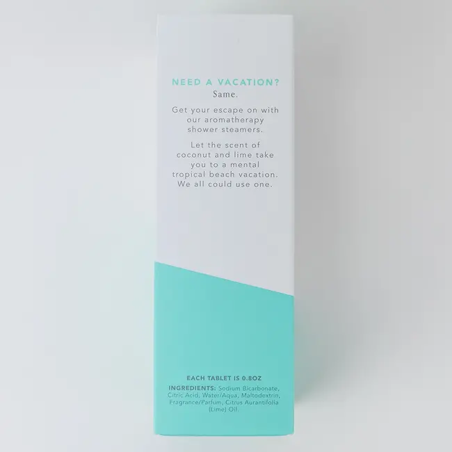 Shower Steamers - Need a Vacation