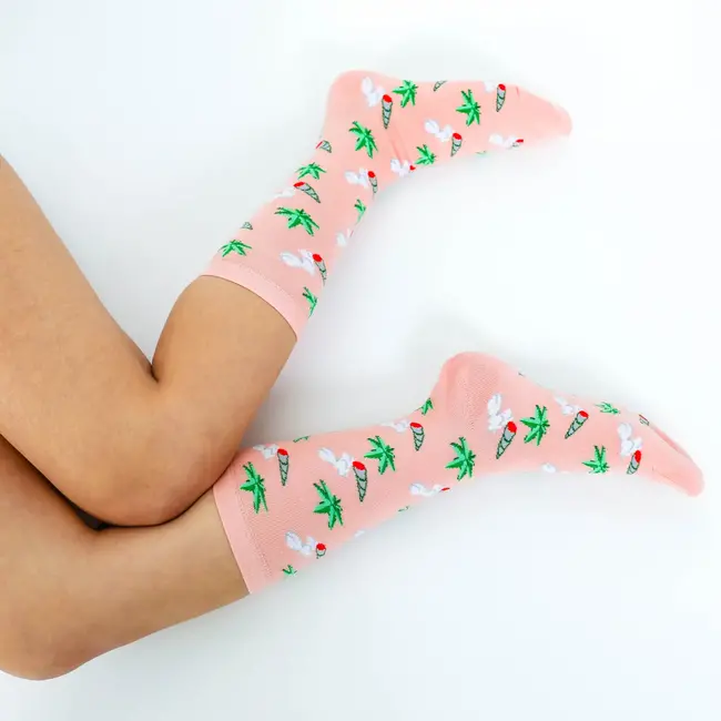 Yellow Owl Women's Socks - Weed