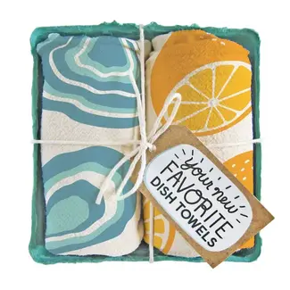 Tea Towel Set (2) - Fresh Oysters