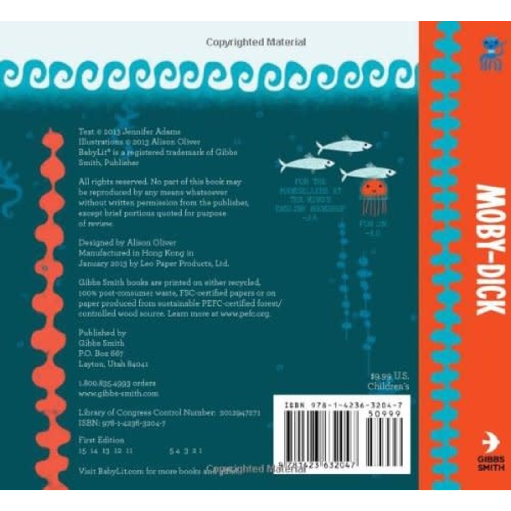 BabyLit Board Book - Moby Dick