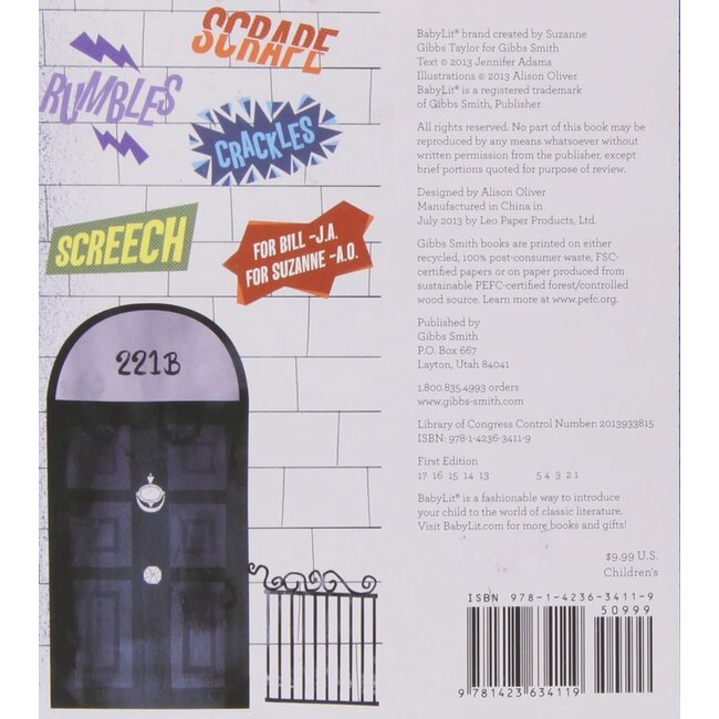 BabyLit Board Book - Sherlock Holmes