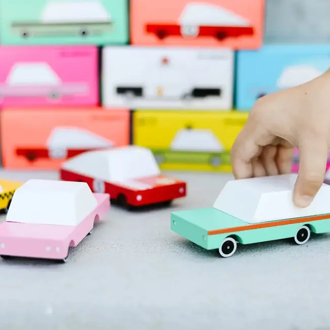 Candylab - Wooden Teal Wagon