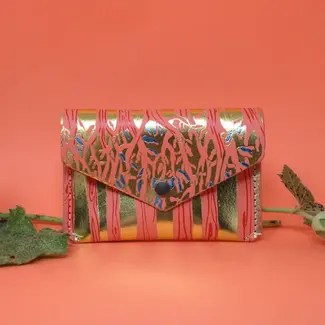 Forest Popper Purse - Apricot