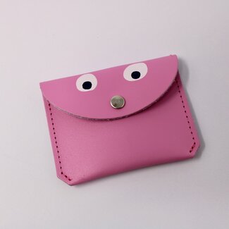 Googly Eye Mini Money Coin Purse - Hot Pink