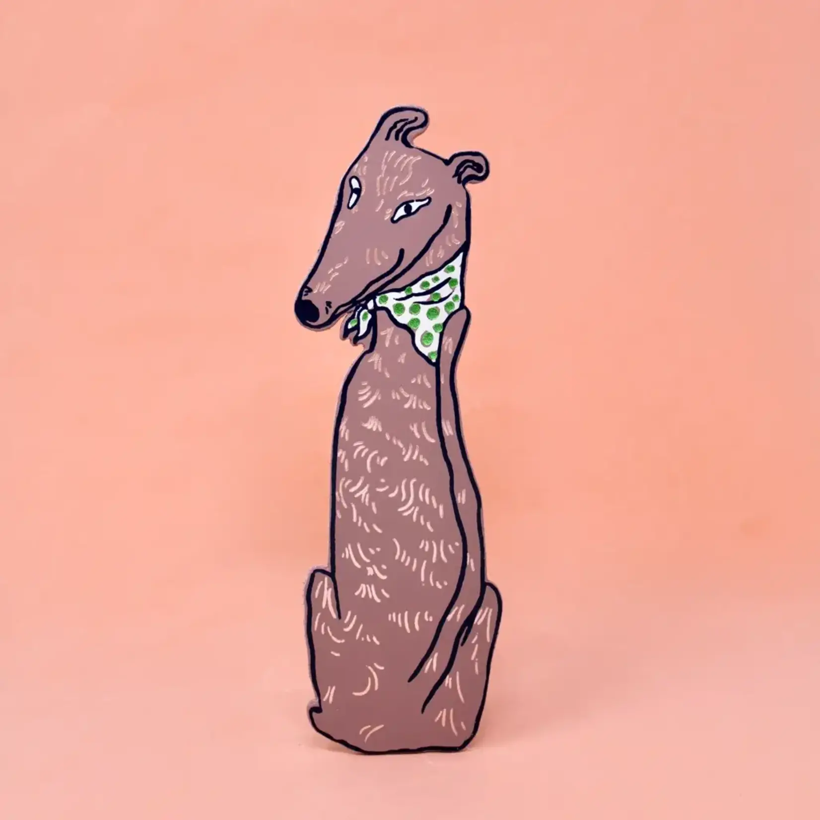 Leather Bookmark - Dog Tails