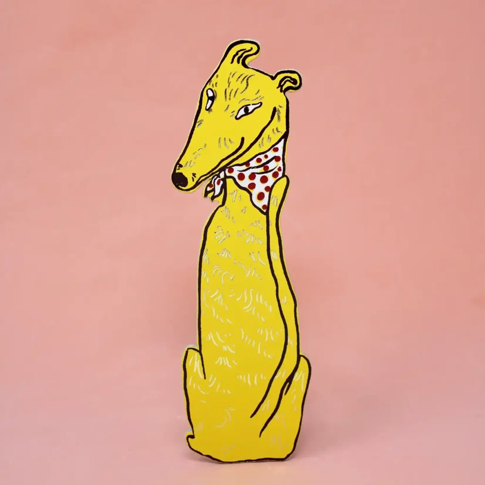 Leather Bookmark - Dog Tails