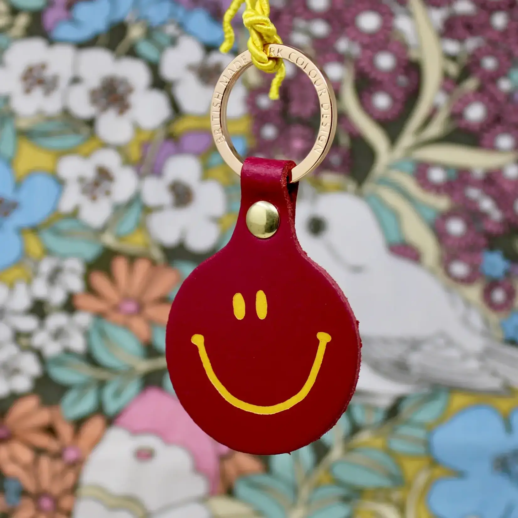 Key Fob - Lush Smilie Face