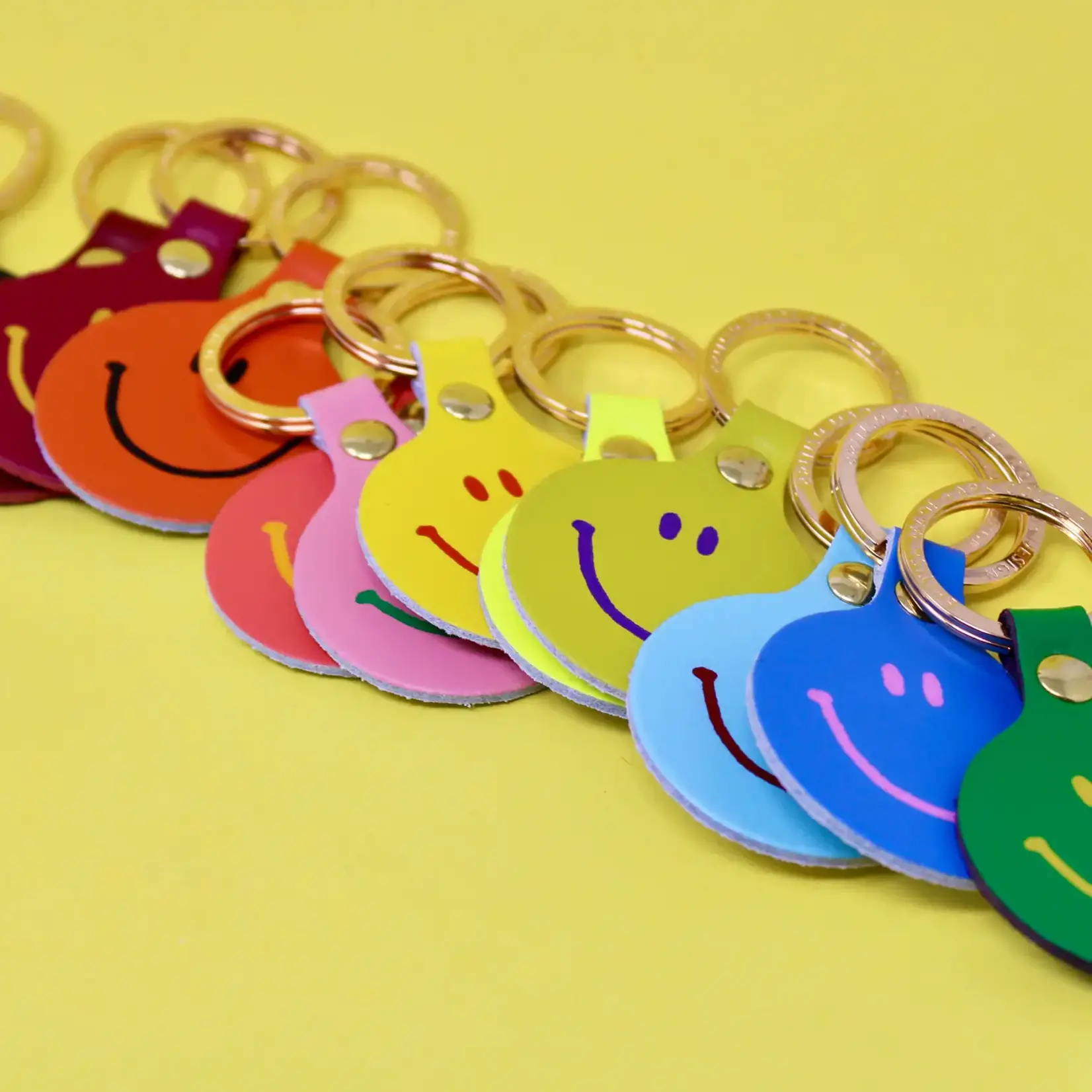 Key Fob - Lush Smilie Face
