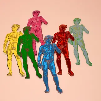 Leather Bookmark - David