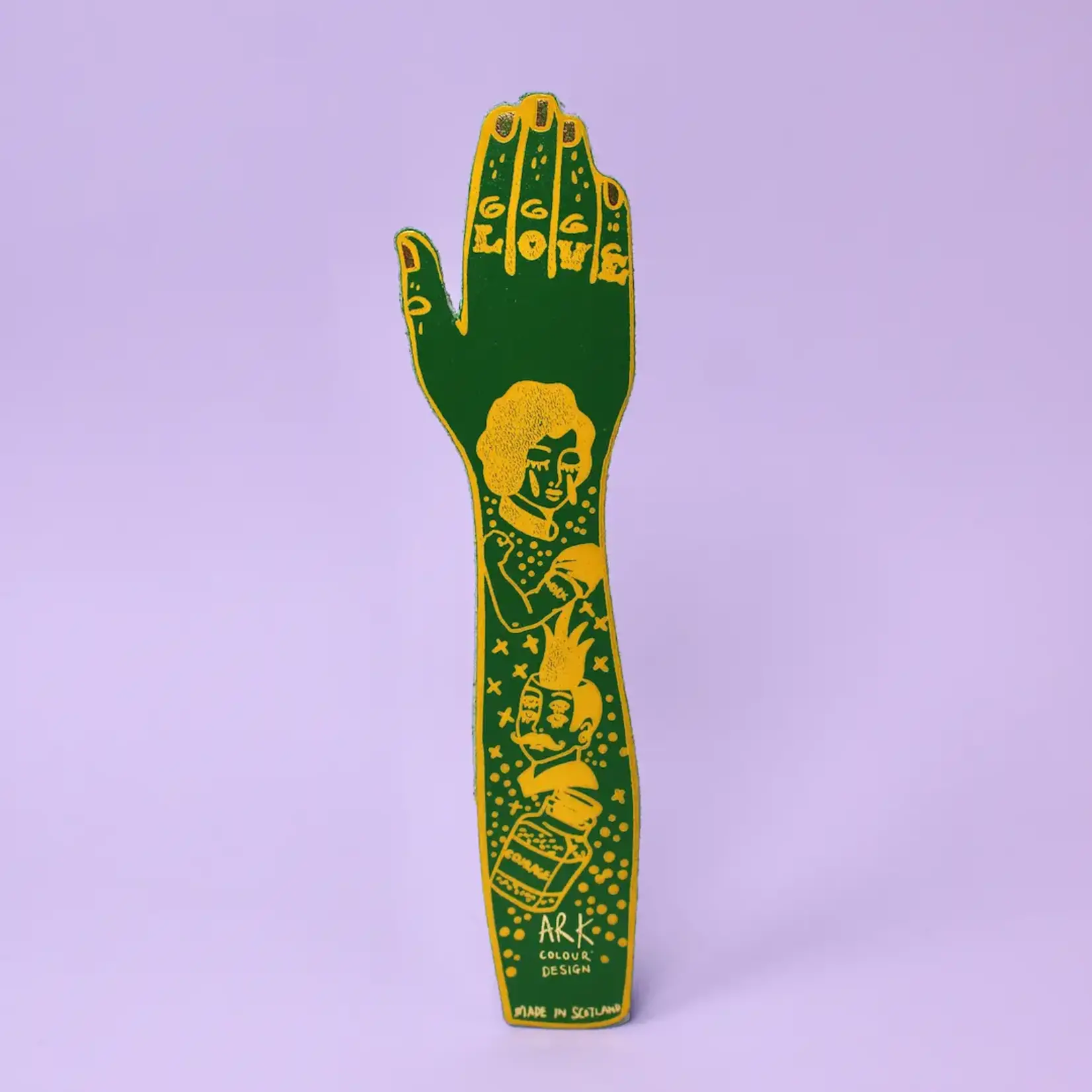 Leather Bookmark - Tattooed Arm