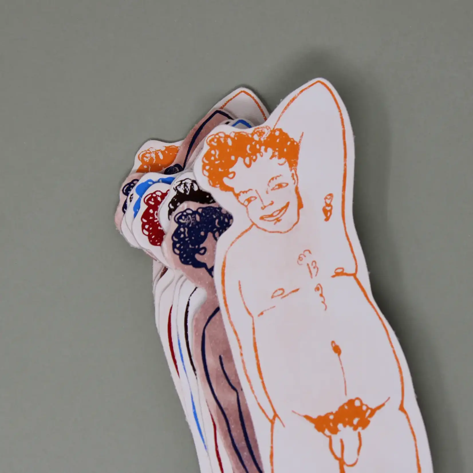 Leather Bookmark - Relaxed Nude