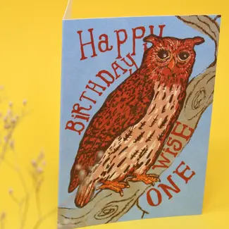 Happy Birthday Wise One Card