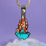 Key Fob - Castle (Black)