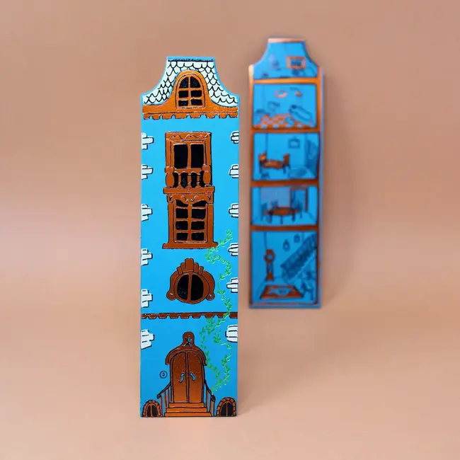 Leather Bookmark - Dolls House