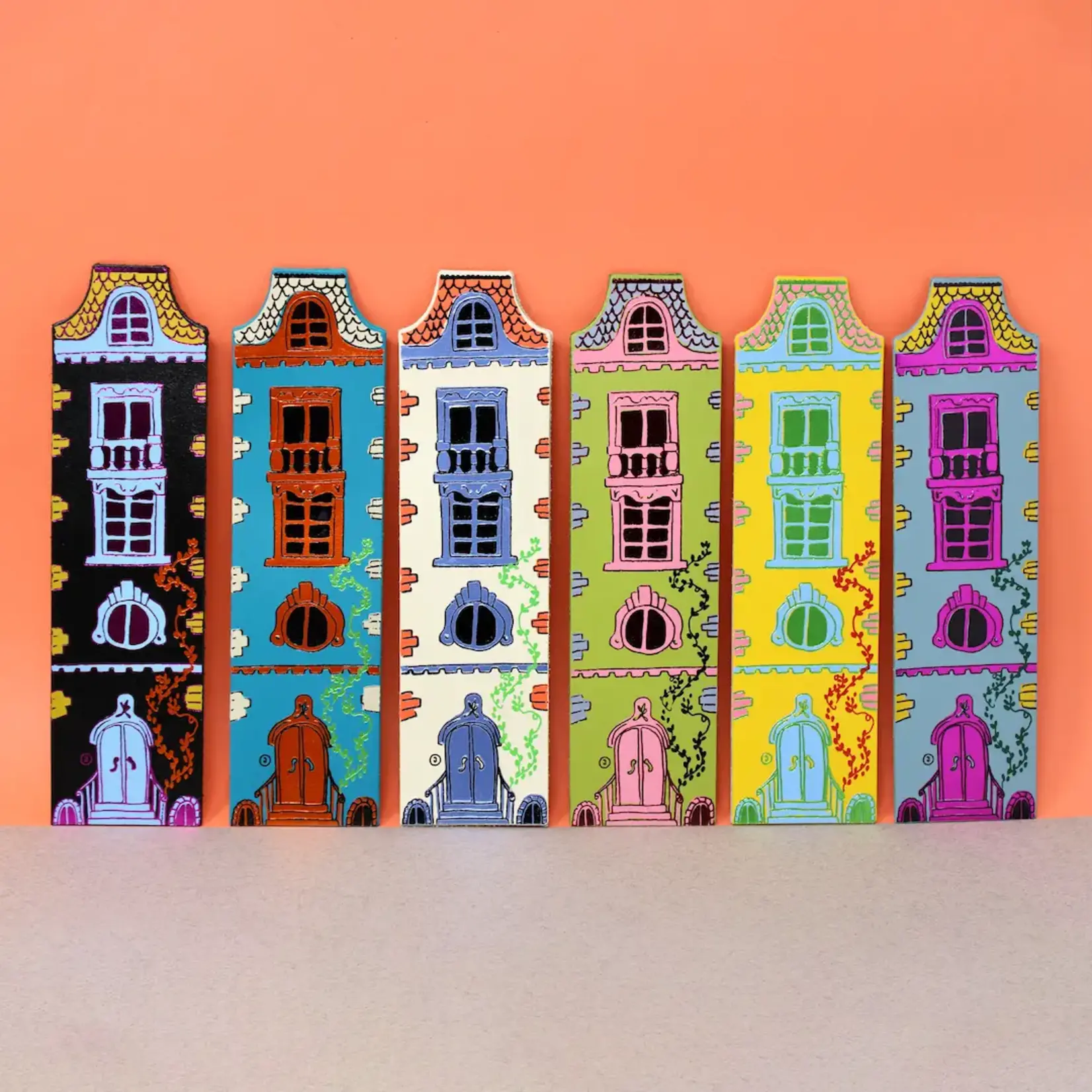 Leather Bookmark - Dolls House