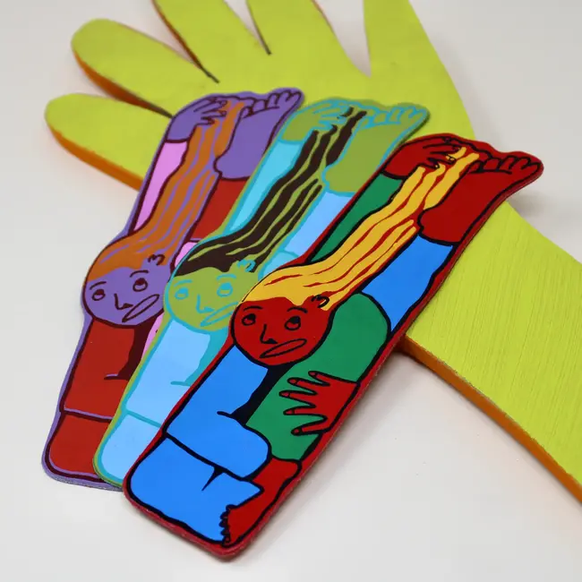 Leather Bookmark - Farted in Yoga