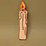 Leather Bookmark - Candle