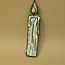 Leather Bookmark - Candle
