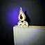 Leather Bookmark - Candle