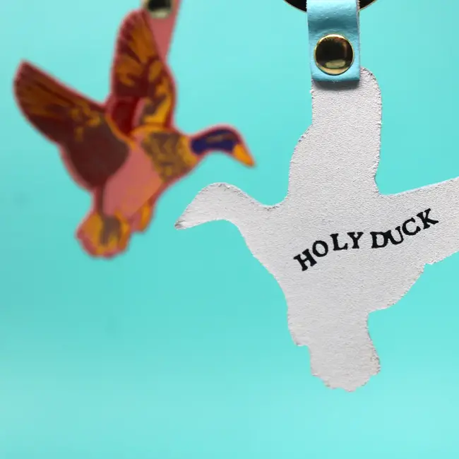 Key Fob - Holy Duck  (Pale Pink)