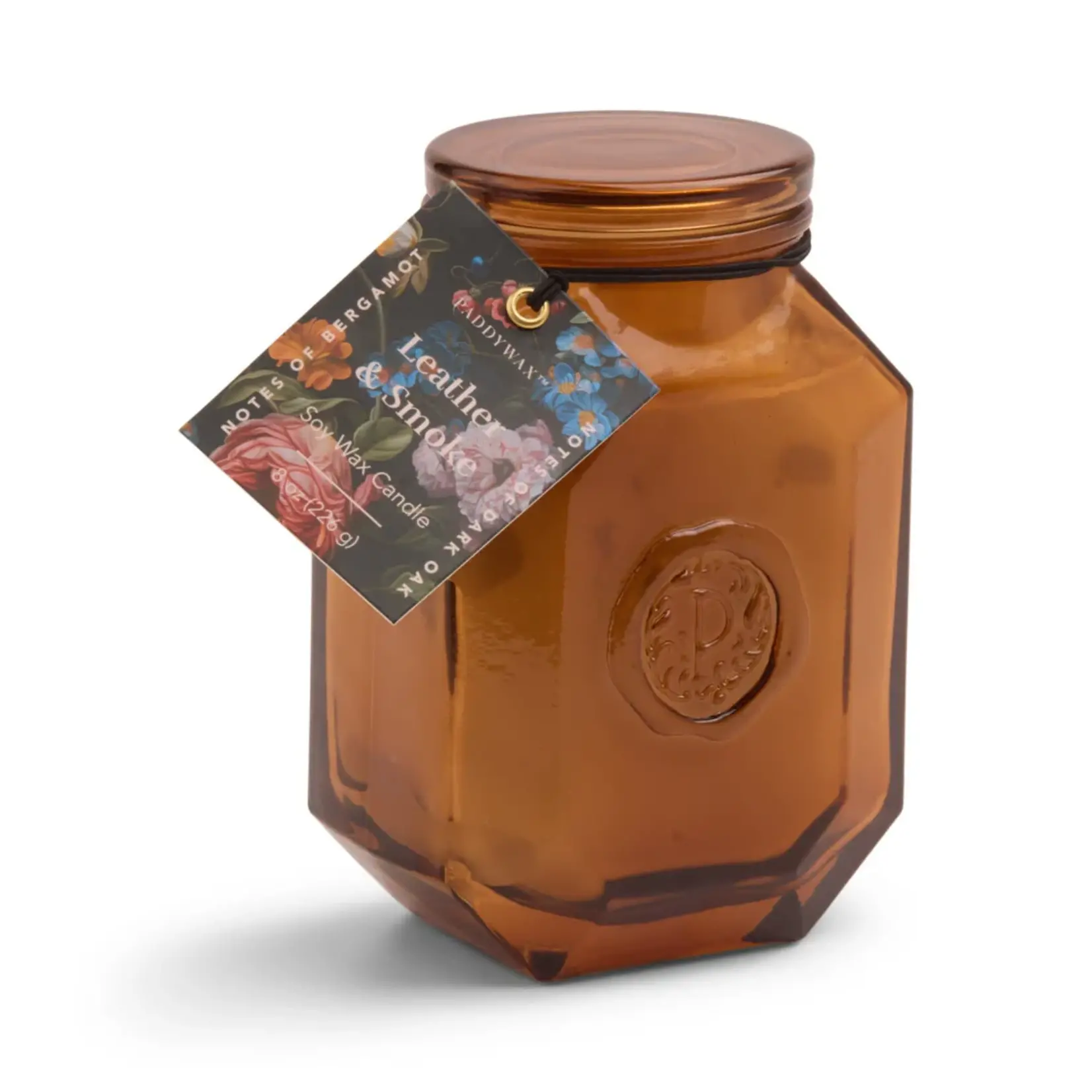 Botanica 8oz Candle - Leather + Smoke