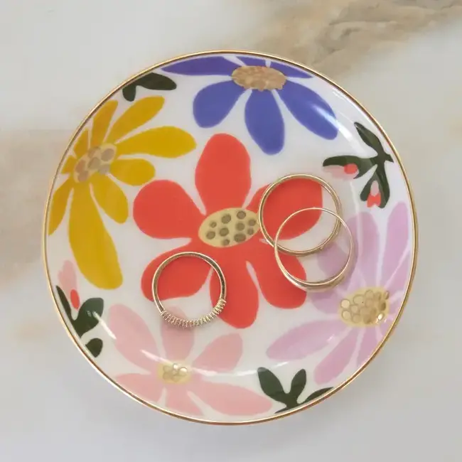 Primary Blooms Trinket Dish