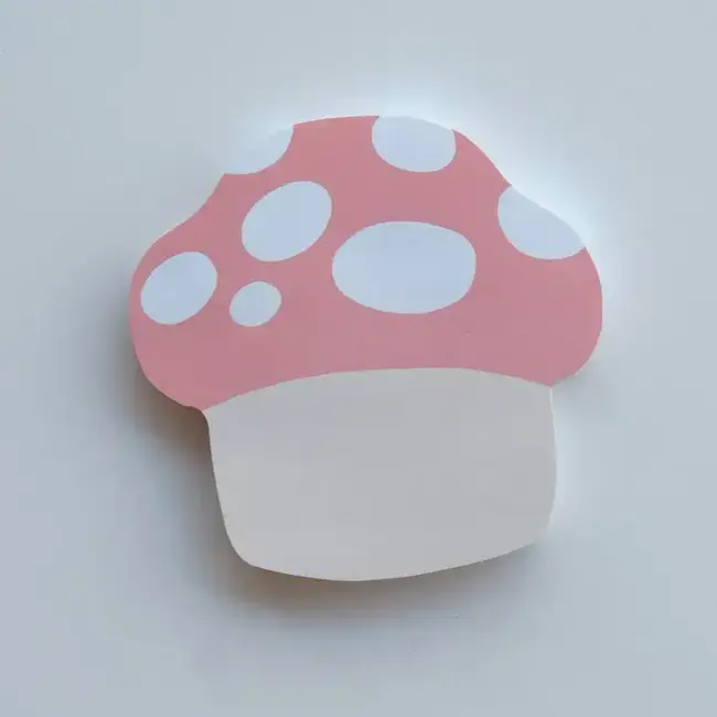 Mushroom Die-Cut Sticky Notepad