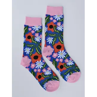Idlewild Socks Women - Wavy Daisy