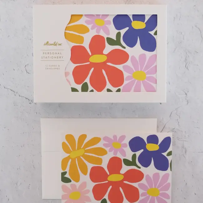 Primary Blooms Boxed Notecards (12)