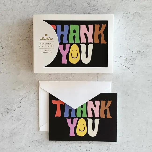 Groovy Thank You Boxed Notecards (12)