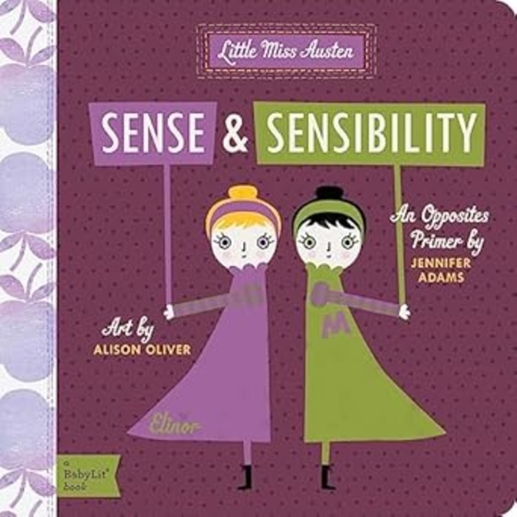 BabyLit Board Book - Sense + Sensibility