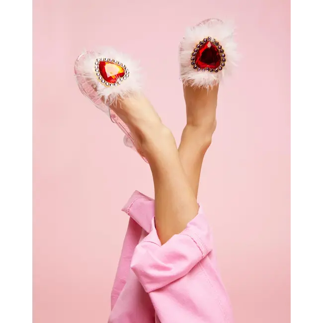 Red Heart Gem & Feather Play Shoes