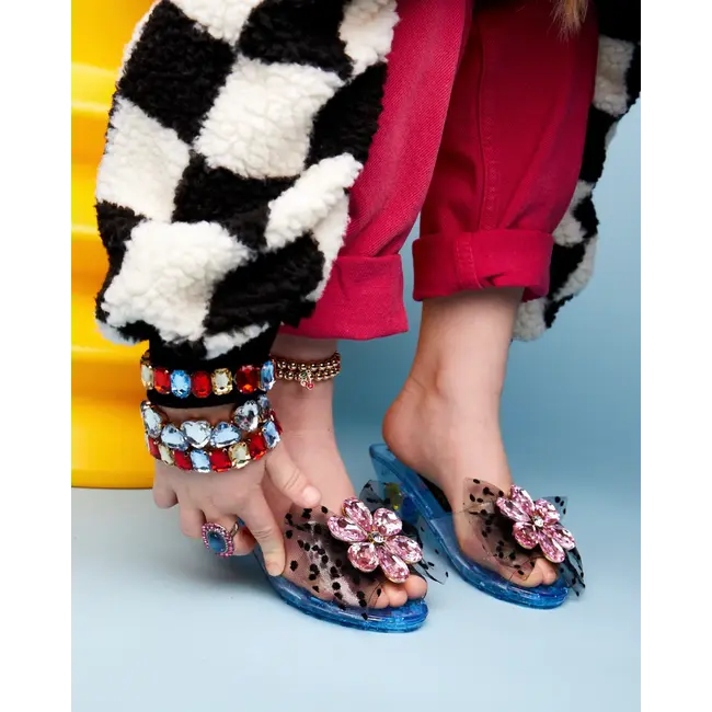 Pink Flower Gem Play Shoes