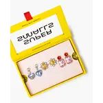 Multi-Colored Gem Clip-On Earring Set