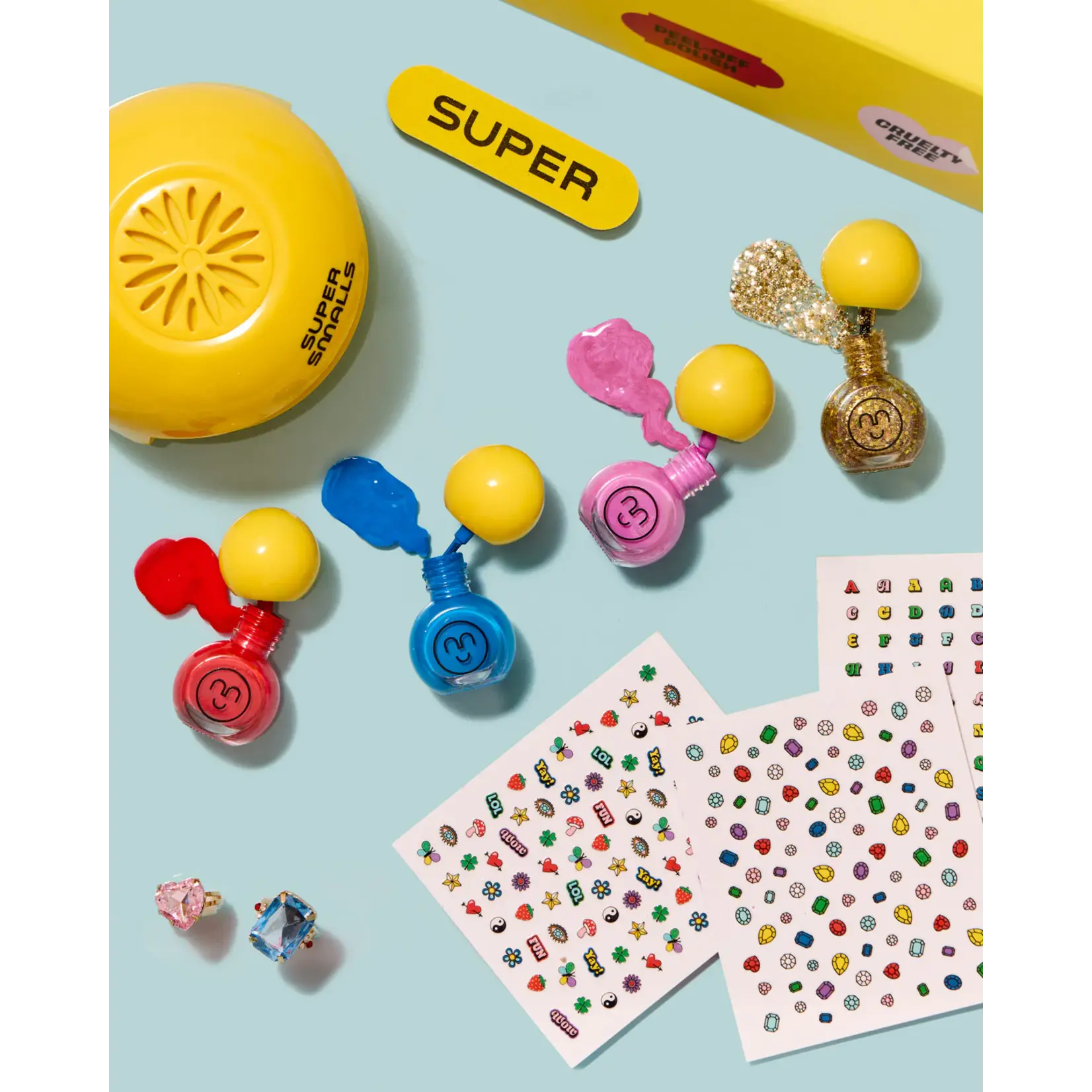 Kid Nail Kit with Dryer & Polish