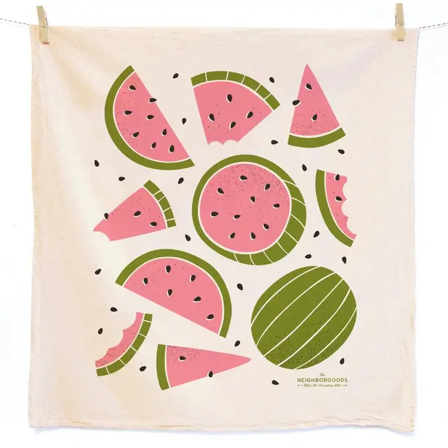 Tea Towel Set (2) - Mint & Melon